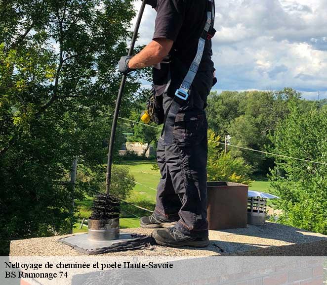 Nettoyage de cheminée et poele Haute-Savoie 