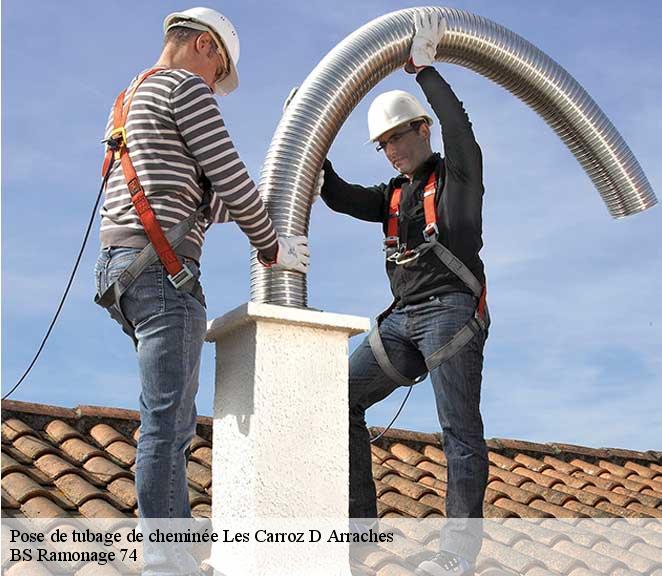 Pose de tubage de cheminée  74300